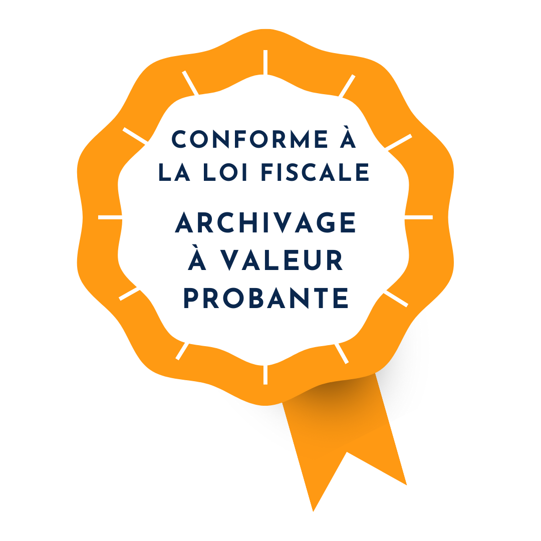 Conforme à la loi fiscale